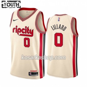 Dres Portland Trail Blazers Damian Lillard 0 Nike 2019-20 City Edition Swingman - Dječji